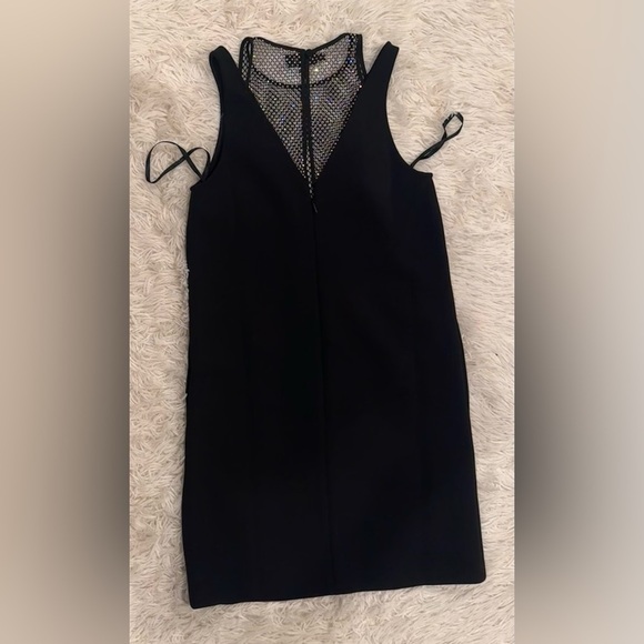 NWOT Ted Baker London Tasmmin Shift Sleeveless Black mini Dress sz 1 US 2 - Picture 7 of 9